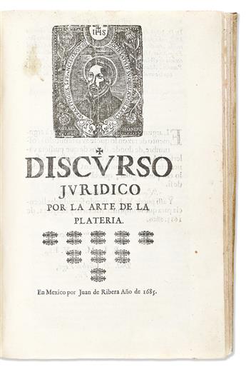 (MEXICAN IMPRINTS--1685.) Wide-ranging and interesting folio sammelband volume.